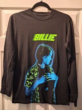 Billie Eilish World Tour 2020 Long Sleeve T Shirt - Blacklight